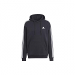 Adidas Essentials Fliis 3-triibuline Kapuutsiga S&auml;rk Meeste Kapuutsiga S&auml;rgid Must IB4028 XXL