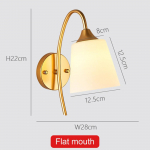 110V 220V kaasaegne LED seinavalgusti P&otilde;hjamaade klaaskuul seinavalgustid koridor Magamistuba voodi &auml;&auml;r elutuba trepp r&otilde;du seinavalgustid Flat mouth