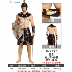 Karnevali L&auml;&auml;ne Samurai Cosplay T&auml;iskasvanud Mees Nahk Farao Lavaesituse Kost&uuml;&uuml;m one size fits all