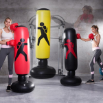 1,6 m t&auml;ispuhutav t&auml;iskasvanute fitness poksikott - p&uuml;stine poksikolonn ja ventileerimism&auml;nguasi 1.6 meters (English Color Card) punane