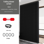 Veekindel kokkupandav du&scaron;ikardin tualettruumidele ja vannitubadele, l&ouml;&ouml;givaba imitatsioonlinane vahesein. 240x200 cm