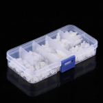 180pcs White M3 Hex male Female Standoffs Screws Nuts Assortment Kit With Box