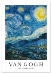 Plakat Van Gogh starry night 30x40 cm