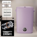 Kompaktne t&auml;isautomaatne minipesumasin ja kuivati aluspesu ja intiimpesu jaoks - K&otilde;rge temperatuuriga pesu, ideaalne sokkidele