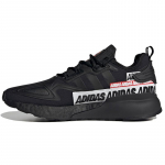 Adidas Zx 2K Boost 'Bold Logo Graphic Black' Tossud FX7038 37⅓