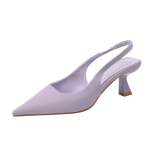 Moodsad Suvised Naiste K&otilde;rge Kontsaga Sandaalid Terava Otsaga Slingback V&auml;litingimustes Elegantne Sandaal Naistele Uued Peo Stilettod K&otilde;rged Kontsad Kingad Naistele 38 lilla