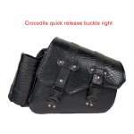 PU nahast mootorratta sadulakott, reguleeritav &uuml;hev&auml;rviline p&auml;ikesekindel universaalne vana mootorratta sadulakott