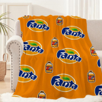 Naljakas F-Fanta logo tekk, pl&uuml;&uuml;sist, diivanimatt elutuppa, soe kontorisse, magamistuppa, s&uuml;nnip&auml;evaks, koju, reisimiseks, laste kingitused 30x40in