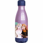 Boissons Fruitees Tataway Bouteille D'eau en Plastique Bleue Disney Frozen Elsa et Anna pour Filles 560 Ml avec Bouchon &agrave; Vis