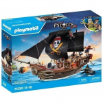 PLAYMOBIL 71530 Piraadilaev, 137 osa, sealhulgas 3 tegelast, Piraadid, Loov rollim&auml;ng, Alates 4. eluaastast puhas