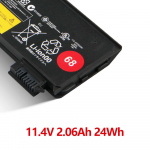 Laetav liitiumaku Lenovo Thinkpad X240 X250 X260 X270 T440 T450S T460 K2450 L470 L460 T440S W550S 45N1136 K20/K21-80 s&uuml;learvutile 11.4V 2.06Ah 24Wh