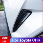 ABS-auto esip&otilde;rkeraua kaitse nurgariba katte trimmi kleebised Toyota C-HR CHR C HR 2016 2017 2018 auto stiilile ABS Chrome