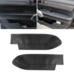 Must nahast esiukse k&auml;etoe kate Honda CRV 2007 2008 2009 2010 2011 auto ukse k&auml;etoe paneeli nahakate Front Pair Beige black