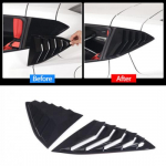 Gloss Black Rear Quarter Window louver Trim Cover Fits for Corvette C8 -25