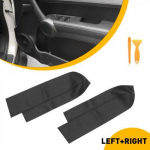 2007-2012 Sobib Honda CR-V CRV Nahast Esimese Uksepaneeli K&auml;etoe Kate 2 tk Must
