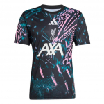 Adidas Liverpool Pehme Mugav Vastupidav &Uuml;mmarguse Kaelusega L&uuml;hikeste Varrukatega Jalgpallis&auml;rk Unisex toppi KB1447 S