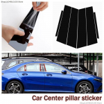 For Mercedes Benz A-Class W176 W169, 5 Portas Hatchback door and window decoration with glossy black center pillar stickers 05-12W169 5Portas 6P