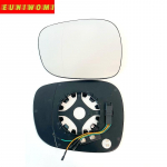 Car heated wide angle mirror glass 4 p with connector for BMW X1 E84 ( 2009-2012 ) / X3 F25 (2010-2014) Right