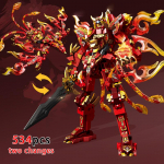 Loomadest muutuvad robotid ehitusklotside komplektid Tiiger Draakon Mecha mudelklotsid Kaunistused Poiste m&auml;nguasjad S&uuml;nnip&auml;evakingitused