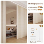 Ruumijagaja puurimiseta kokkupandav uksekardin magamistoa ja elutoa privaatsuseks. Suitable for width 50-70: Curtain 100x180, 1 Piece