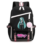 Anime Hatsune Miku Tr&uuml;kitud Suure Mahutavusega Seljakott Teismelisele &Otilde;pilasele T&uuml;drukule Poisile Koolikott Raamatukott Naistele Veekindel Reisi-Kott Kingitus