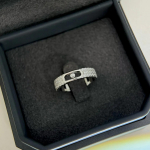 Musla Design Kuum M&uuml;&uuml;k Vintage Naiste S&otilde;rmused Luksuslikud Ehted S&otilde;rmused Naistele Mood Puhtast 925 Sterling H&otilde;bedast Liikuvate Teemantidega S&otilde;rmused 6