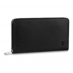Louis Vuitton Zippy Casual t&otilde;mblukuga nahast rahakott Meeste rahakotid Must M30056 Box(Basic Set+Box)