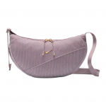 Nike Aura Kuldne Logo Poolkuu Kott Sametkangas &Otilde;la Crossbody Kott Hele Mineraal Lilla Naiste kotid IH2122226 Light Ore Purple