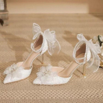 Kandilised kontsad pumbad naiste kingad lakknahast seksikas pulmapidu ametlik vaba aeg Super suur Szie 40