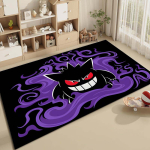 Jaapan P-Pokemon Gengar Muster Multikad Vaibad Elutuppa Magamistuppa Voodi k&otilde;rvale P&otilde;randamatt Ala vaip Kodu kaunistus Luksuslikud kingitused 90cm x 130cm