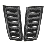 Paar universaalsed esikapoti tuulutusavad Kapoti trimmi kate For Ford Focus RS ST MK2 MK3 Style ABS l&auml;ikiv must / s&uuml;siniku v&auml;limus