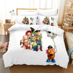 Multikas Toy Story Tekikott Padjap&uuml;&uuml;r Voodipesukomplekt T&auml;iskasvanu Poiss T&uuml;druk Magamistoa Kaunistus Laste Kingitus &Uuml;he- Kahekohaline Suur Suurus 140x200cm 3pcs