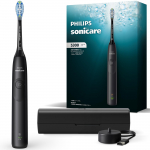 Philips Sonicare ProtectClean 5300 Elektriline Hambahari Puhas Harja Laadija ja Reisikott Must [2025 Mudel] (Premium Peaga, Stend, Kaasas) must