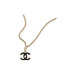 Chanel Double C logoga kaelakee Naiste kaelakee Must ABC871-B15988-NV899 Box+Padding Board,F,Black