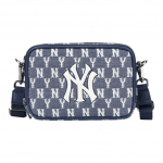 MLB Monogrammi seeria Vintage k&otilde;ikjal tr&uuml;kitud NY Yankees Kaamerakott Unisex &Otilde;lakott Tumesinine 32BGDM011-50N Marine Blue