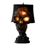 Kolju Laualamp Gooti Magma Kolju Lamp &Otilde;udne LED Inimkolju Lauavalgusti Halloweeni Peo Kaminariiuli Kaunistus B black