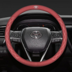 2026 Uus Toyota 38cm Suede Autojuhtimiskangi Kate Toyota Hilux Aygo Corolla Yaris Rav4 Camry CHR jaoks 15 tolline libisemisvastaneKate