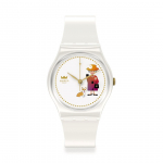 Swatch HOW MAJESTIC Gent GZ711 Valge k&auml;ekell [SWATCH] valge