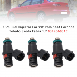 3 tk k&uuml;tusepihusti VW Polo Seat Cordoba Toledo Skoda Fabia 1.2 03E906031C jaoks
