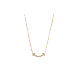Tiffany & Co. T-sarja peen kaasaskantav 18K kuld teemantkaelakee Naiste kaelakee 62617683 Box