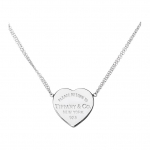 Tiffany & Co. Return To Tiffany S&uuml;damekujuline Silt Kahekordne Kett Kaelakee Naistele Kaelakee H&otilde;be 29633452 Silver,35-42cm