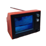 Mini-TV T&otilde;elise Video Taasesitus Mini T&ouml;&ouml;korras TV Nukkudele 1/12 M&otilde;&otilde;tkavas P&ouml;&ouml;rleva Antenniga USB-laetav Aku Miniatuurne M&ouml;&ouml;bel M&auml;nguasi Kingitus