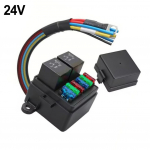 12V 24V Relee 4-suunaline Kaitsmekarp IP65 Veekindel T&otilde;hus Vooluringi Haldamine 24V