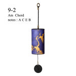 Hluru Bambusest Tuulekell 9 Varrast, Tuulekellad 9 Varrast, Tuulekella K&auml;sit&ouml;&ouml; V&auml;litingimustesse, Aia Terrass Zen Meditatsioon, C G Am Dm Akord