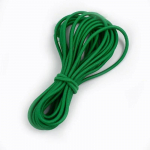 5/10/20M 4mm Mitmev&auml;rviline Elastne Pael &Uuml;mmargune Juuksepael Kummipael M&uuml;tsi Pingutusn&ouml;&ouml;r Riidevedru N&ouml;&ouml;r &Otilde;mblus Kaldu 4mm&5Meters(1Roll) roheline