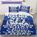 Everton FC Muster Voodipesu Tekikott Komplekt Tekikott Padjap&uuml;&uuml;r Kodu Dekoratsioon S&uuml;nnip&auml;evakingitus (1 * tekikott + 2 * padjap&uuml;&uuml;ri ilma s&uuml;damikuta)39 135x200cm