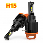 2 tk H15 LED pirn Esitulede lamp 72W 6000K K&otilde;rge heledus GT7 H7 LED Ilma Canbus veata Esituled VW autole Golf 6 Golf 7 12V H15