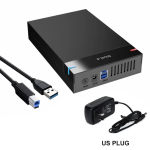 3,5-tolline k&otilde;vaketta korpus USB 3.0 to SATA III v&auml;line k&otilde;vaketta lugeja 10 TB k&otilde;vaketta korpus kiire adapter PC-le ja s&uuml;learvutile black
