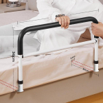 Voodik&uuml;lje k&auml;etugi Eakate Ohutus Libisemisvastane Voodi Piire Kukkumiste Ennetamine Haarak&auml;epide Kodune T&otilde;usmise Abiraam L-shaped (fixed height)