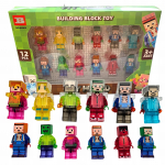 Minu Maailm Minecrafti Figuurikomplekt Zombifiguurid Tegelased 12 tk.